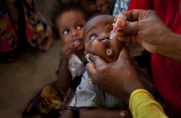 Canada gives 250 million dollars polio fight