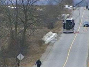 OPP officers are investigating after human remains were found in the Caledon area Thursday, March 17, 2011.