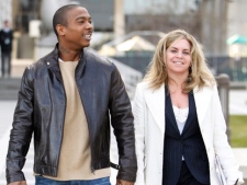 Rapper Ja Rule, left, leaves the Martin Luther King, Jr. Courthouse with his lawyer Stacey Richman after pleading guilty to federal tax evasion charges on Tuesday, March 22, 2011, in Newark, N.J. Ja Rule admitted he failed to pay taxes on more than $3 million earned between 2004 and 2006. (AP Photo/Julio Cortez)