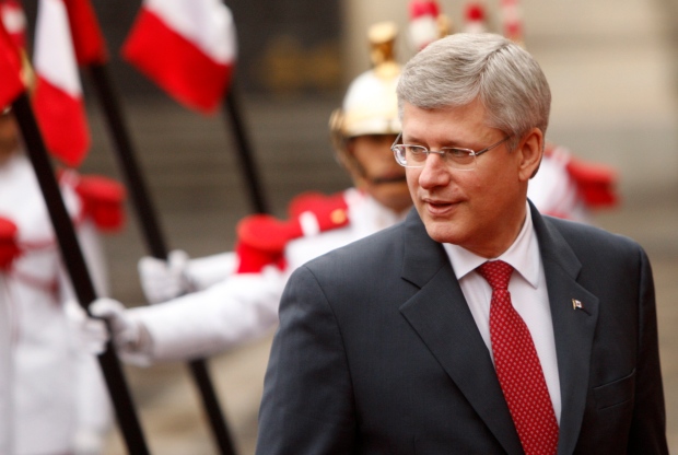 Canada's Prime Minister Stephen Harper 