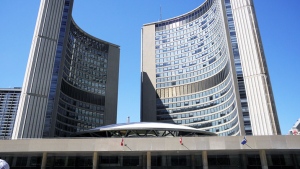 Toronto City Hall is seen in this file photo. 