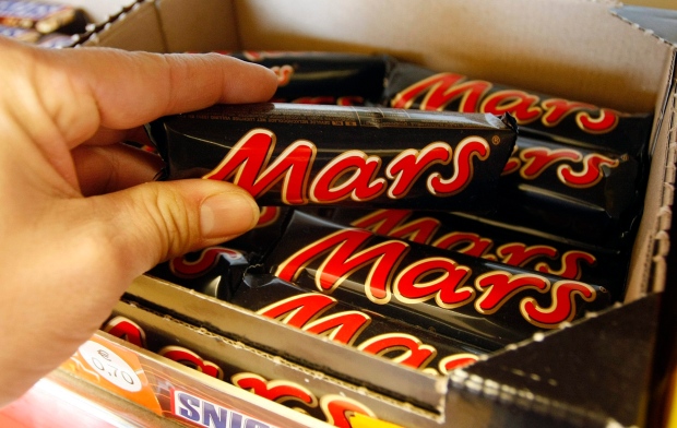 Chocolate bars from Mars