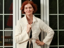 Canadian writer Emma Donoghue, shown at her London, Ont., home Wednesday, September 8, 2010, is one of the remaining contenders for Britain's Orange Prize for fiction by women, worth about C$47,000. (THE CANADIAN PRESS/Dave Chidley)