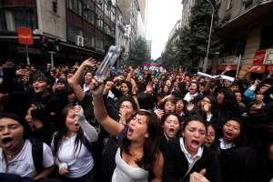 chile, students, election