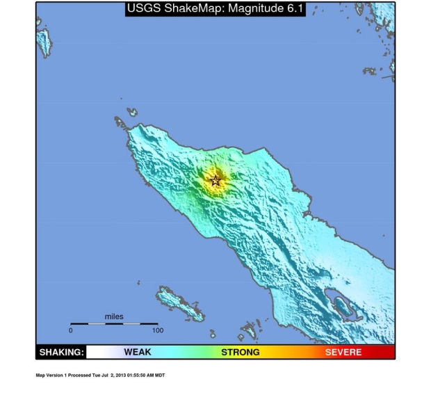 Strong earthquake rattles Indonesia Aceh province
