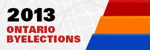 Follow CP24's special coverage of the 2013 Ontario By-elections.