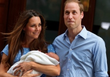 Britain's Prince William and Kate