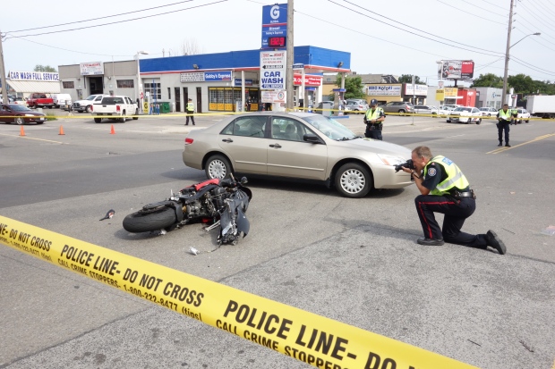 Fatal motorcycle crash Kipling 