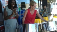 At Scarborough-Guildwood campaign office with Ontario Premier Kathleen Wynne. (Twitter/@VoteMitzie)