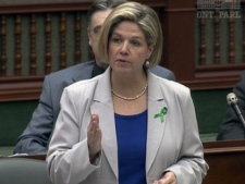 Ontario NDP leader Andrea Horwath, pictured, says her party has more evidence that shows Liberal government staff interfering with freedom of information requests.