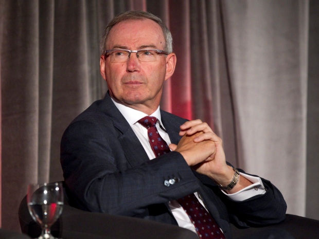 Tim Hortons President and CEO Donald B. Schroeder waits to speak at the company's AGM in Toronto on Friday May 13, 2011. THE CANADIAN PRESS/Frank Gunn