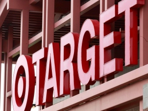 A Target sign is shown on the front of a Target Store Tuesday, May 17, 2011, in Wilsonville, Ore. (AP Photo/Rick Bowmer)