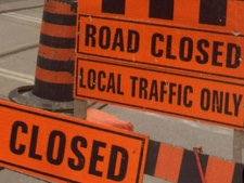 cp24 stock road closed
