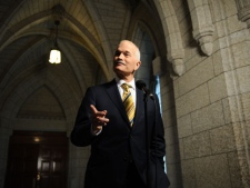 New Democratic Party leader Jack Layton speaks to reporters following a caucus meeting on Parliament Hill in Ottawa on Thursday, June 2, 2011. (THE CANADIAN PRESS/Sean Kilpatrick)