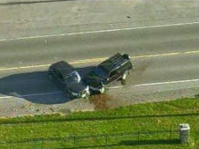 A man was seriously injured in a head-on crash on Davis Drive, east of Highway 48, on Friday, June 3, 2011.