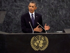 U.S. President Barack Obama addresses UN