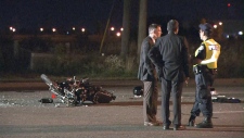 Motorcycle collision 