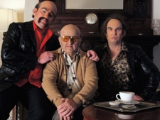 Actors (left to right) Robb Wells, Mike Smith, John Paul (JP) Tremblay star in Drunk and on Drugs Funtime Happy Hour premiering July 22 on Action. The show reunites the �Trailer Park Boys� stars in a six-part miniseries about a demented sketch-variety TV show. (THE CANADIAN PRESS/HO-Shaw TV)