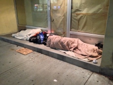 Homeless people Queen Street West