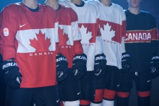 Canada unveils hockey jerseys for Olympics