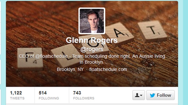 Glenn Rogers Twitter not Rogers Communications