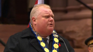 Mayor Rob Ford Remembrance Day service