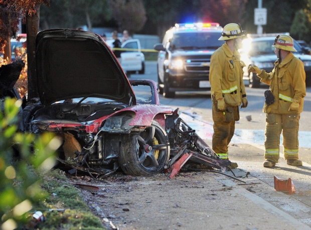 Paul Walker dies in car crash north of Los Angeles