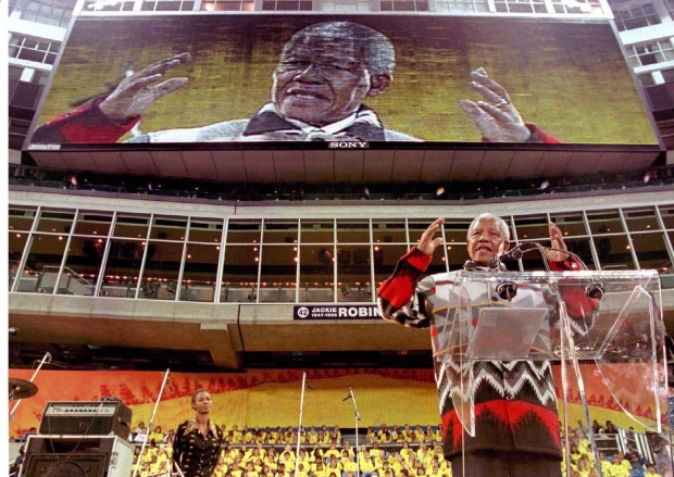 Nelson Mandela in Toronto