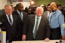 Mayor Rob Ford registers for election