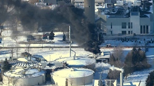Fire at Pickering water treatment plant