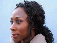 Canadian author Esi Edugyan is shown in this photo released on Saturday Sept. 3, 2011. Baby, Booker prize, book release: Victoria author Esi Edugyan certainly has a lot on her mind these days as she raises her newborn and awaits word on whether her second novel, "Half-Blood Blues," is a finalist for the Man Booker Prize. (THE CANADIAN PRESS/HO, Steven Price)