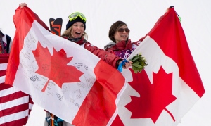 Canada wins gold, bronze in women's ski slopestyle