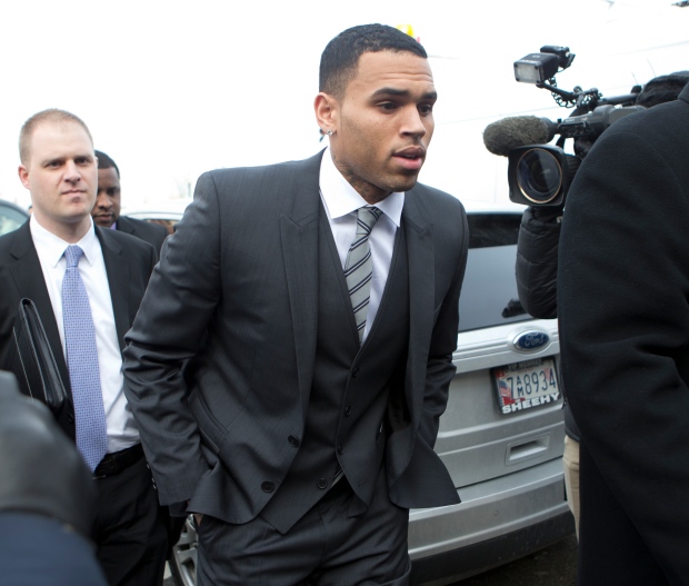Chris Brown appears in court