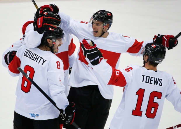 Canada defeats Latvia at Sochi 2014