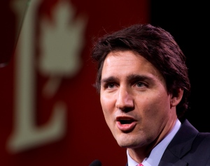 Federal Liberal leader Justin Trudeau convention