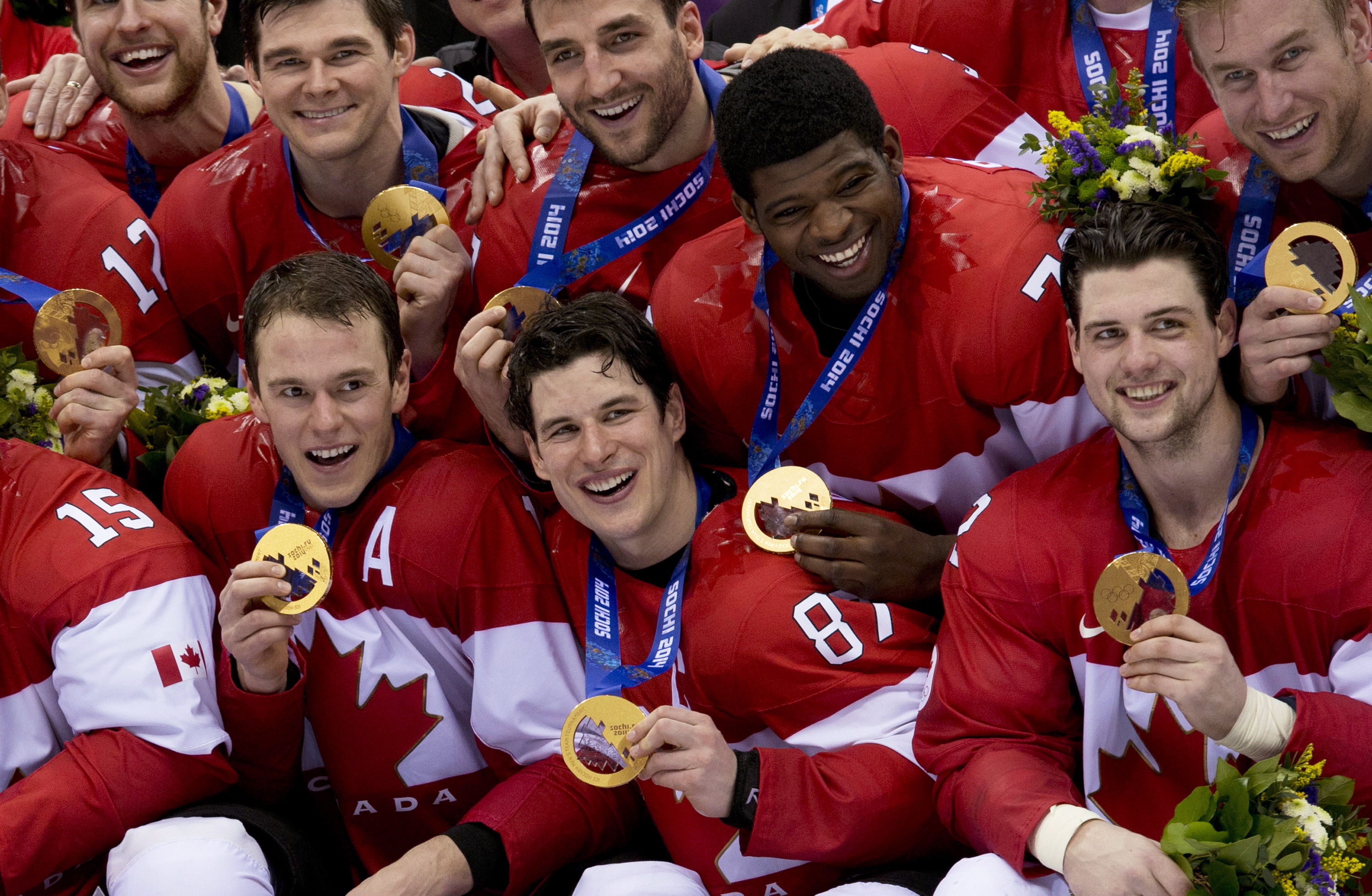 Team Canada 2014 Sochi Winter Olympics Hockey S Red Matt Duchene T Shirt 
