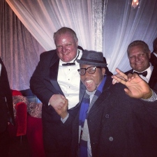 Mayor Rob Ford at Oscars after party