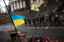 Memorial for Ukraine protest victims