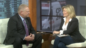 Doug Ford sat down with a one-on-one interview with CP24's Stephanie Smythe on March 5, 2014, to discuss his brother, the campaign and the media backlash against his brother. 