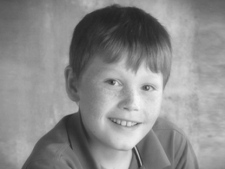 Mitchell Wilson, who suffered from muscular dystrophy, seen in an undated image.  