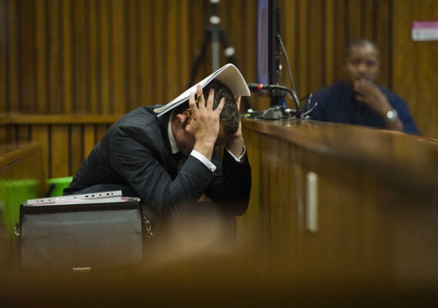 Trial sees photos of blood in Pistorius' home