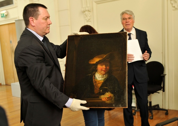 Rembrandt painting recovered in Nice