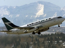 A WestJet plane is pictured in this file photo. (THE CANADIAN PRESS/Adrian Wyld)
