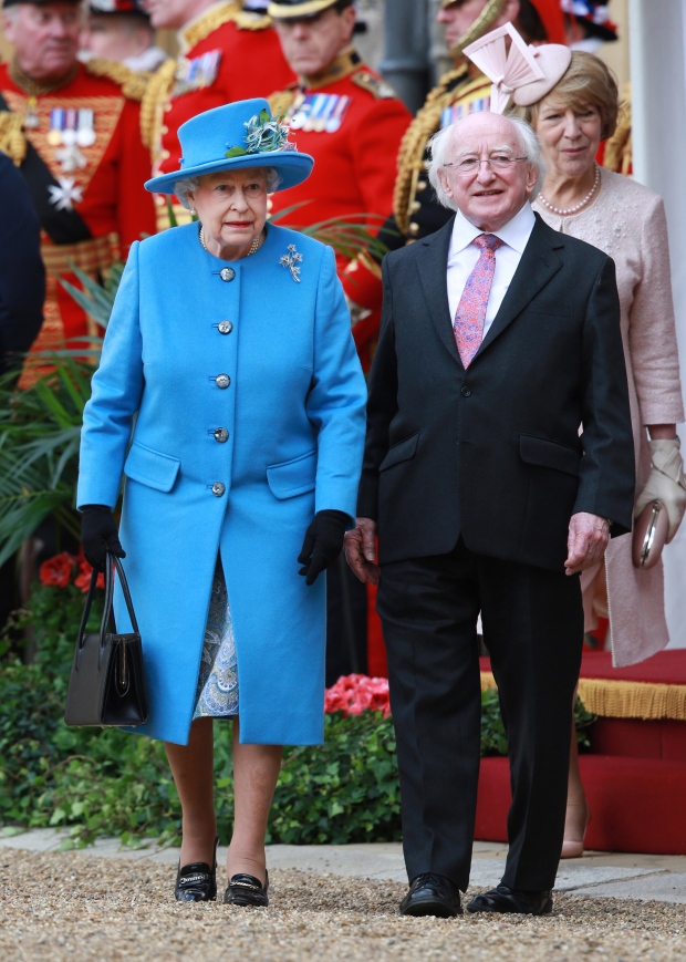 Irish president, Queen meet at Windsor Castle