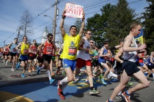First Boston Marathon held since bombings