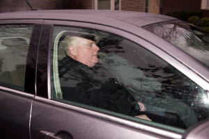 Toronto Mayor Rob Ford leave his home early Thursday May 1, 2014. THE CANADIAN PRESS/Frank Gunn
