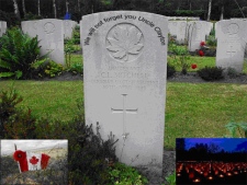 Lieutenant Clayton Leroy Mitchell was laid to rest on Canadian soil in Holland's Holten Cemetery.