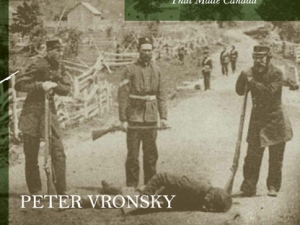 The cover of the book 'Ridgeway' by Peter Vronsky is seen in this undated handout photo. The story behind Decoration Day � a tribute to the Battle of Ridgeway, a little-known episode in Canadian history �is chronicled in the new book "Ridgeway: The American Fenian Invasion and the 1866 Battle That Made Canada." (THE CANADIAN PRESS/HO - Penguin Group)