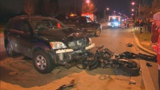Fatal motorcycle crash 