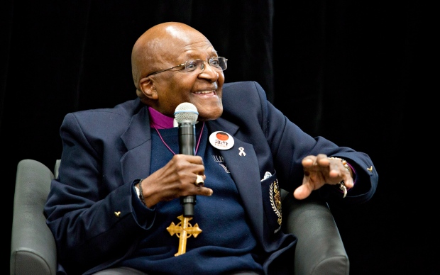Archbishop Desmond Tutu says oilsands filth